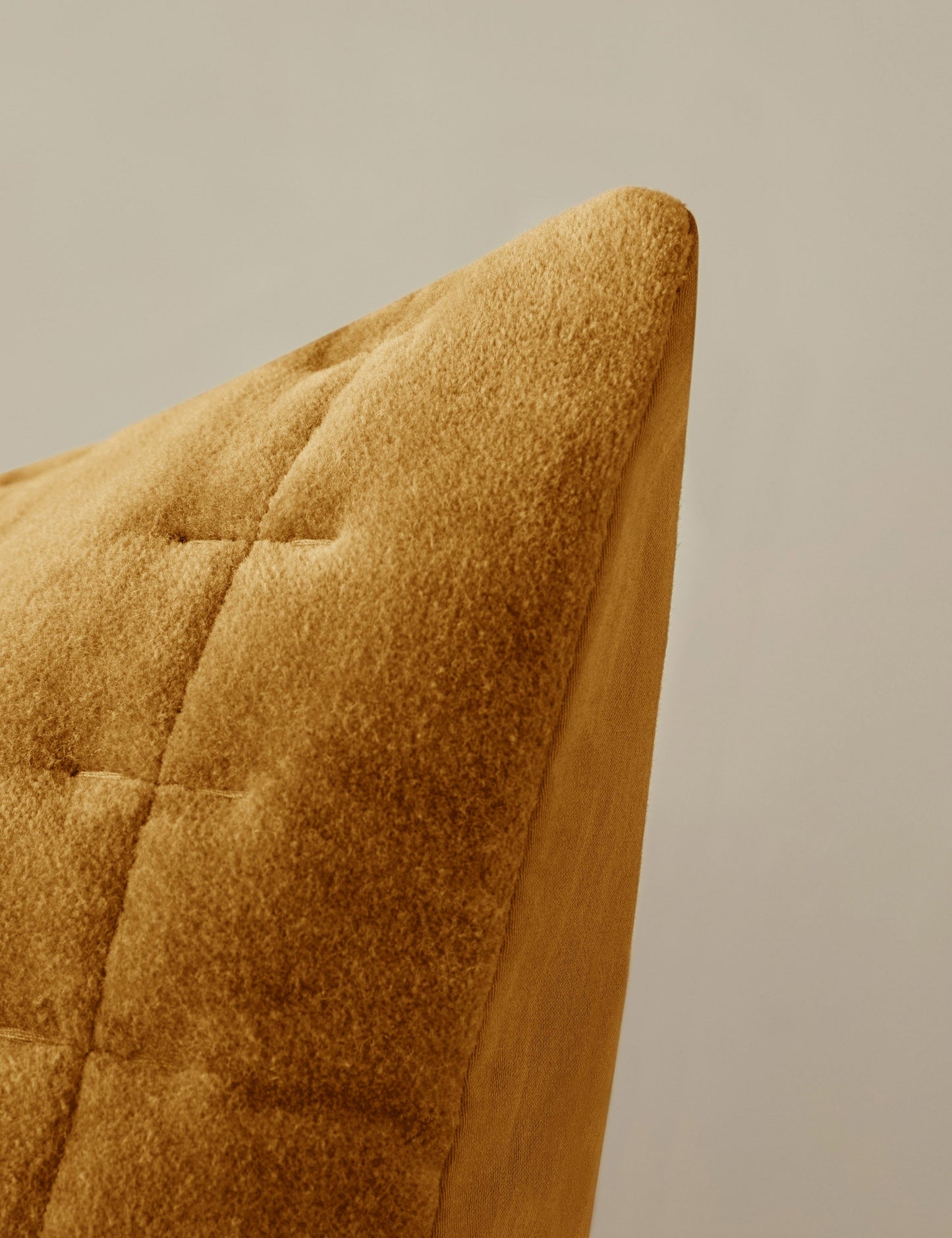 Taie d'oreiller matelassée en velours Anderson