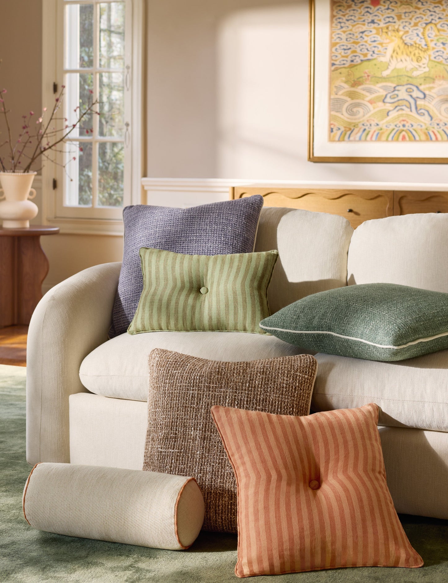 Coussin traversin Merilee par Aimee Song