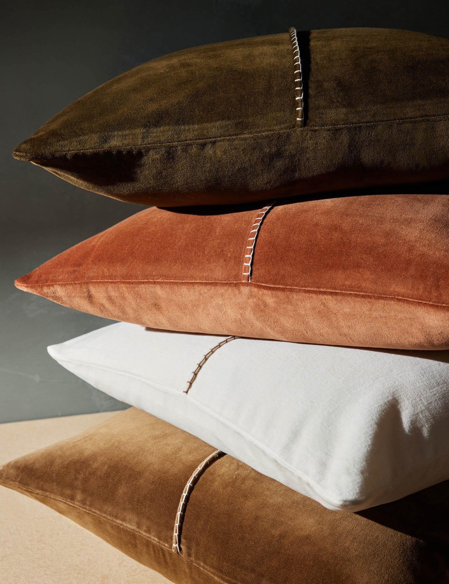 Oreiller en velours Caddie