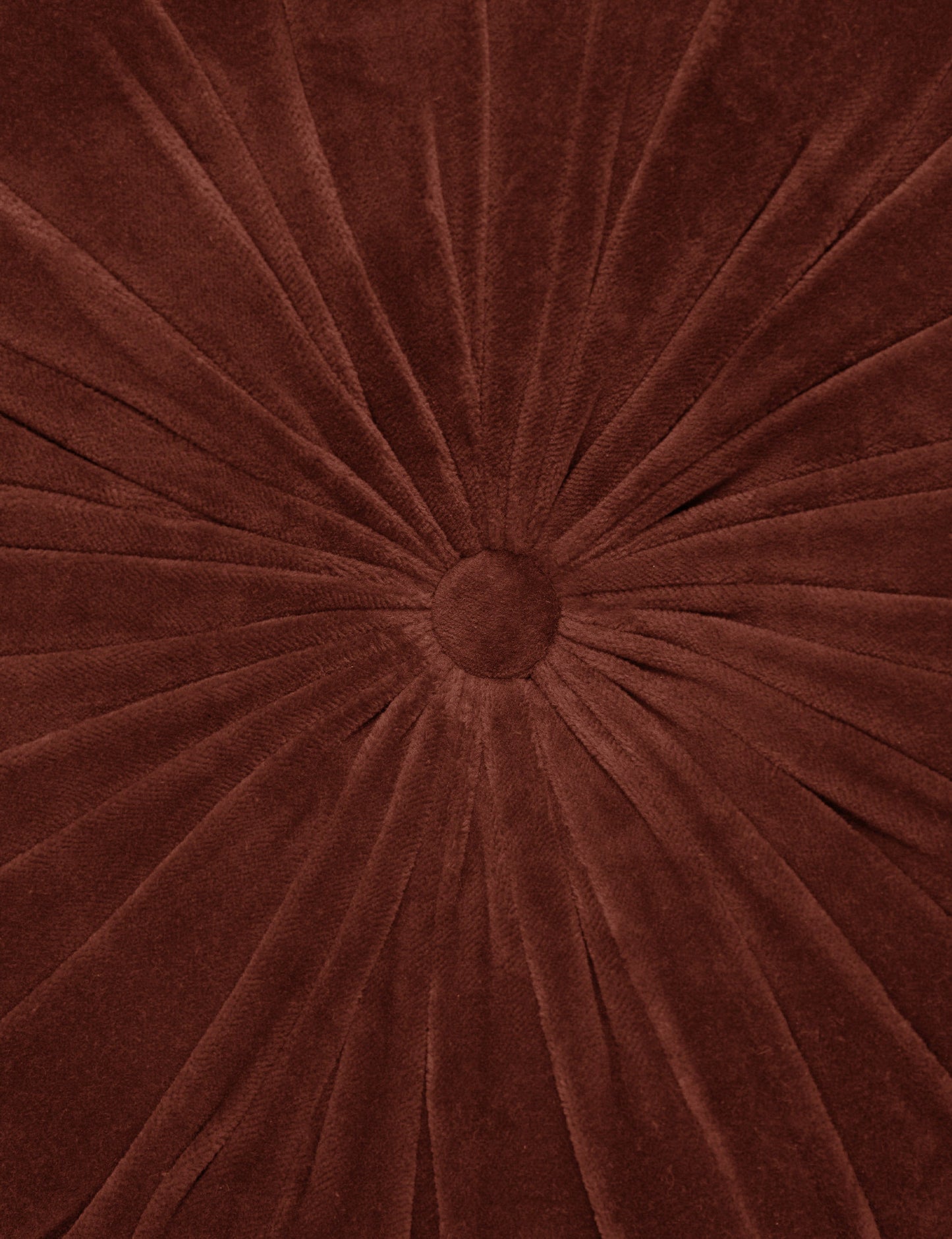 Coussin rond en velours Monroe