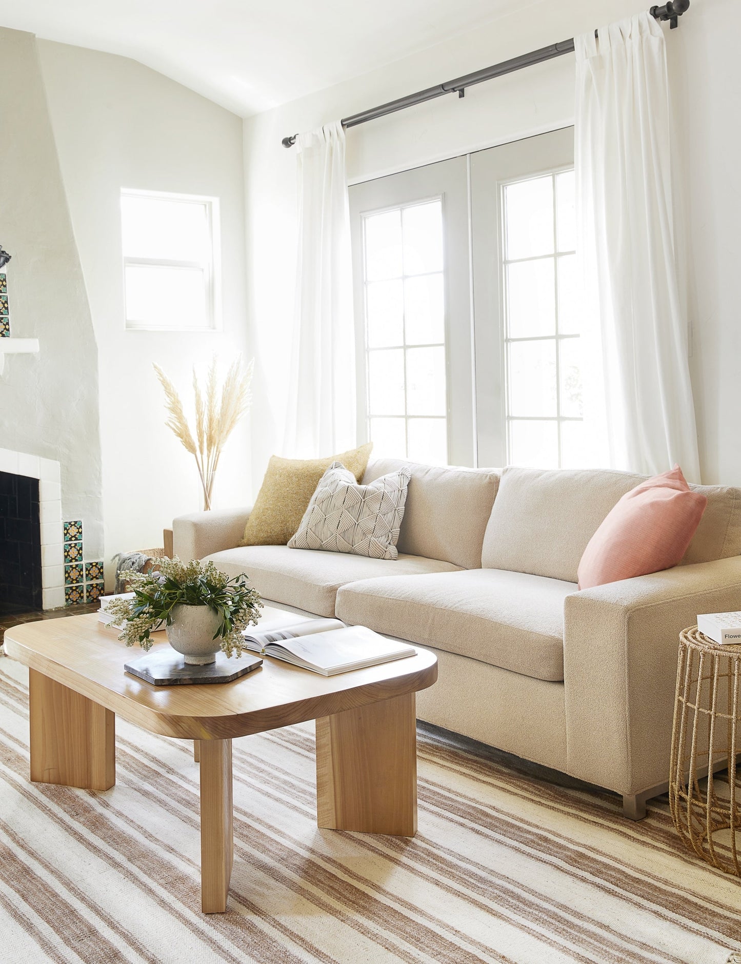 Oreiller en lin Ines