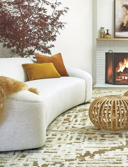 Coussin lombaire Charlotte en velours