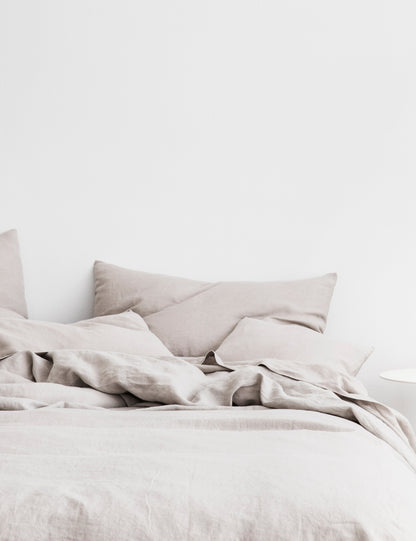 Parure de lit en lin européen de Cultiver
