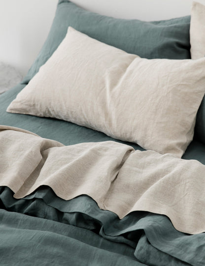 Taies d'oreiller en lin européen (lot de 2) de Cultiver