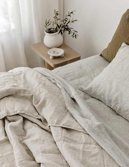 Ensemble de draps en lin européen de Cultiver