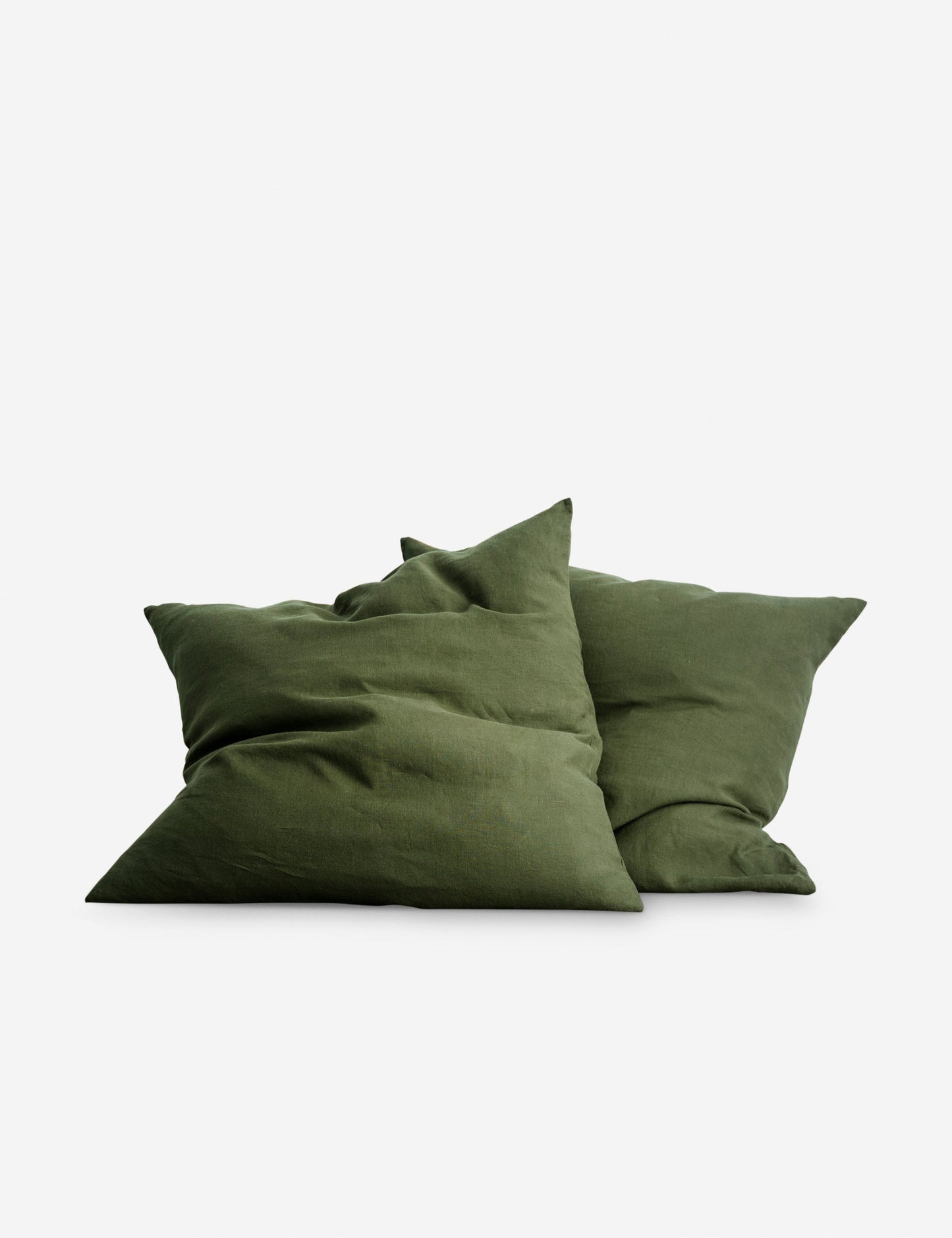 Taies d'oreiller européennes en lin (lot de 2) de Cultiver