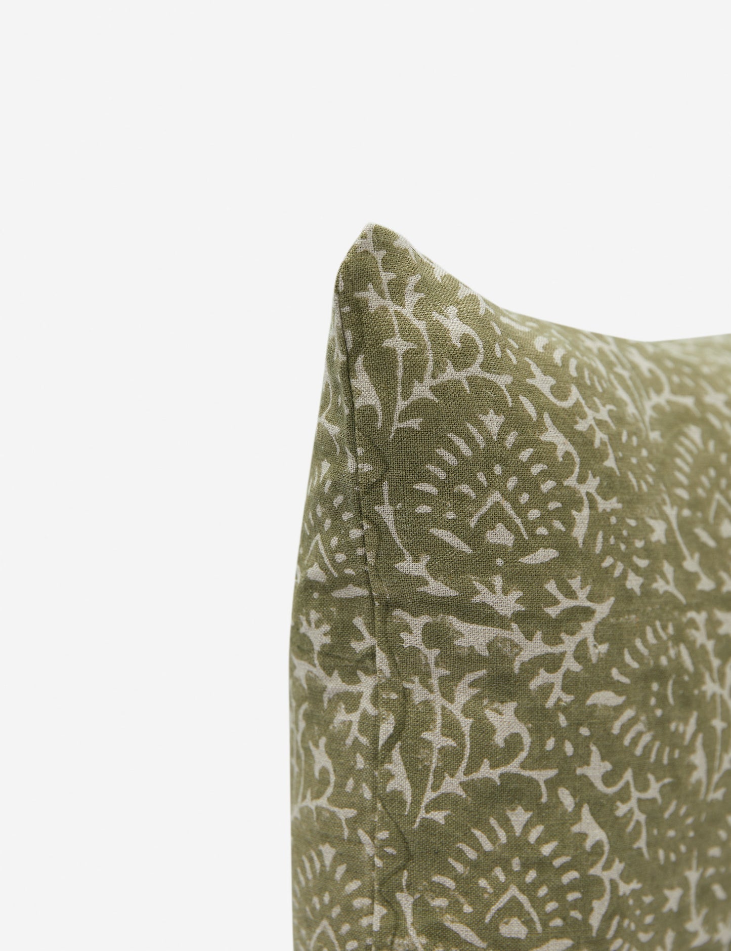 Oreiller en lin caramel