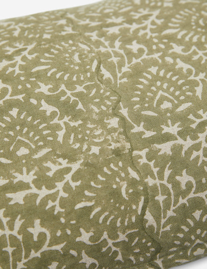 Oreiller en lin caramel