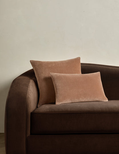 Oreiller en velours Charlotte