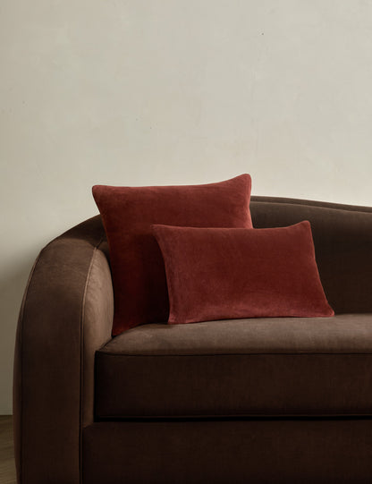 Oreiller en velours Charlotte