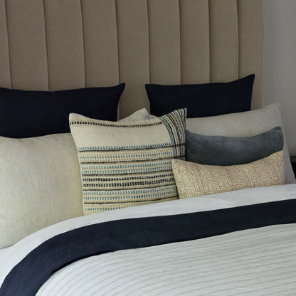 Coussin lombaire Charlotte en velours