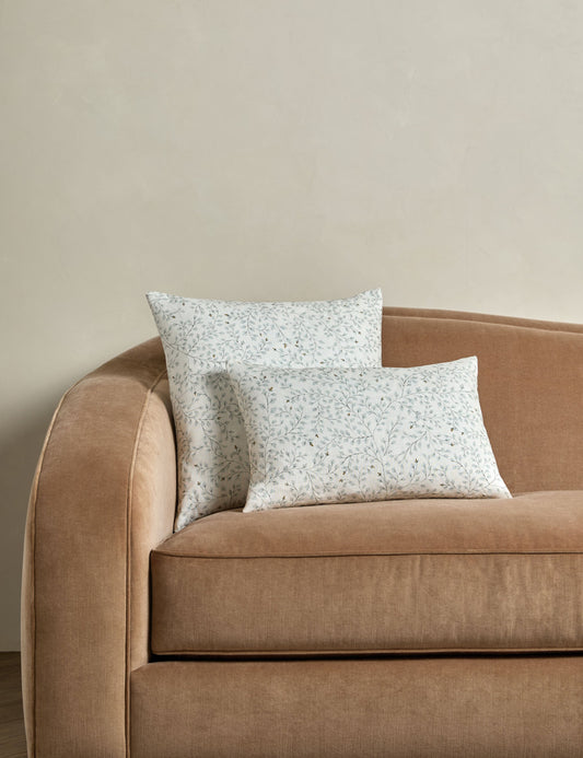 Coussin en lin Dainty Leaves de Rylee + Cru