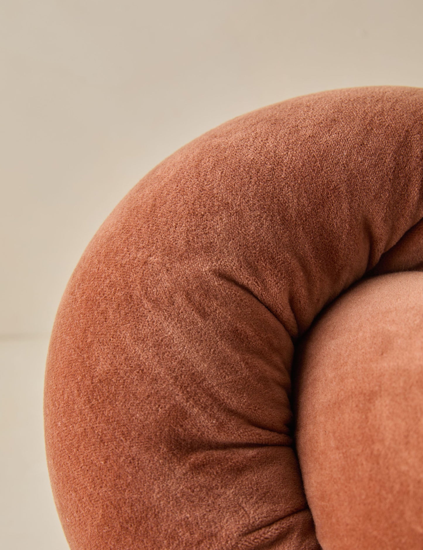 Oreiller en velours Dewey