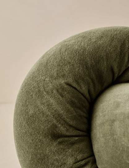 Oreiller en velours Dewey