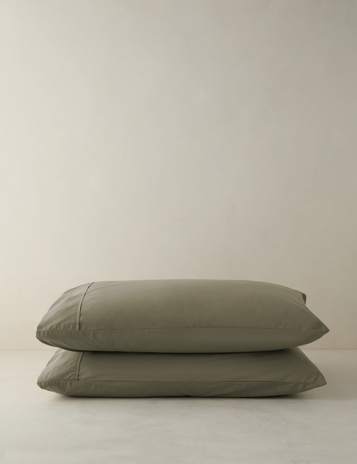 Taies d'oreiller Juna en percale lavée (lot de 2)