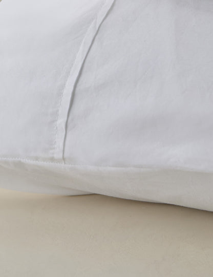 Taies d'oreiller Juna en percale lavée (lot de 2)
