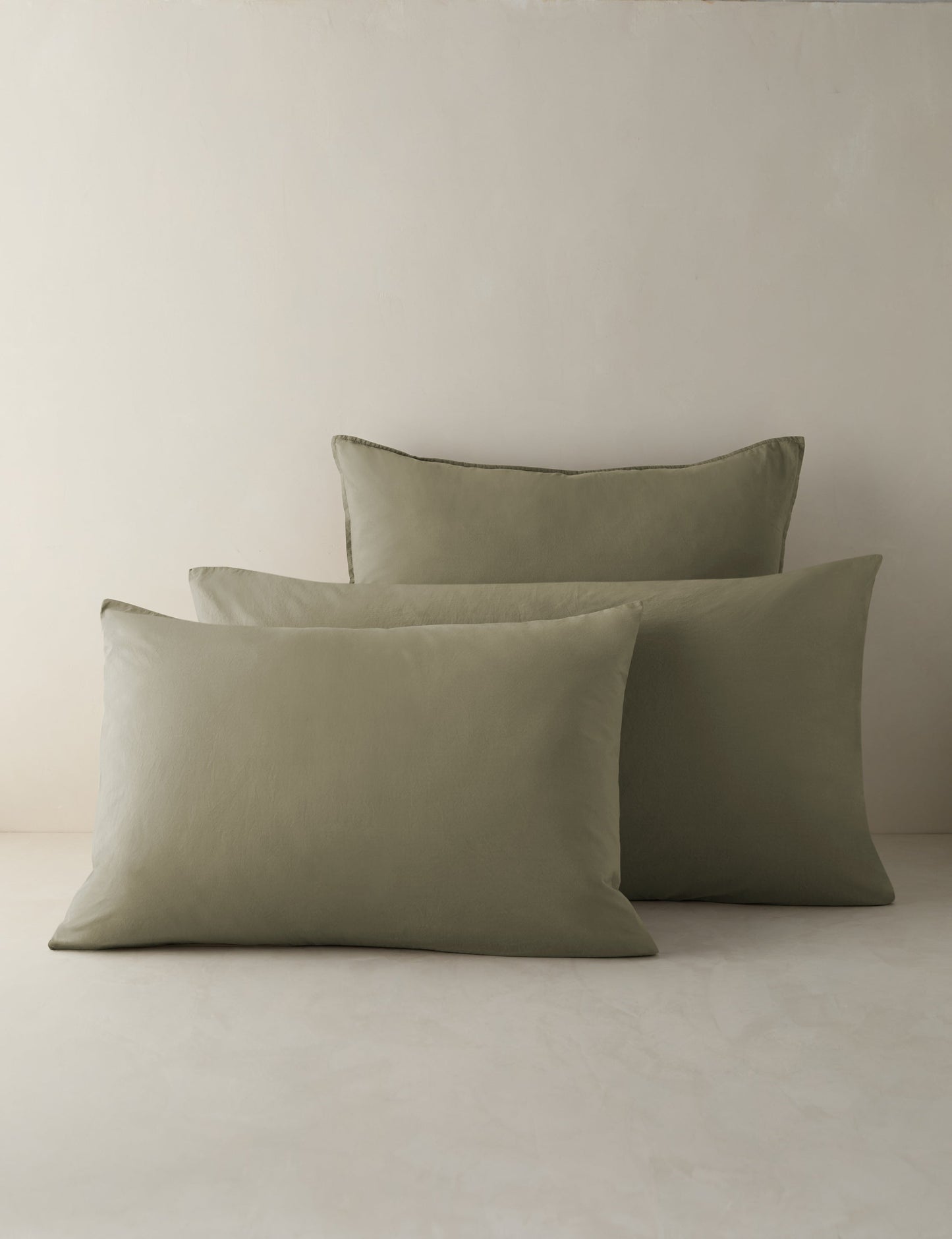 Taie d'oreiller Juna en percale lavée