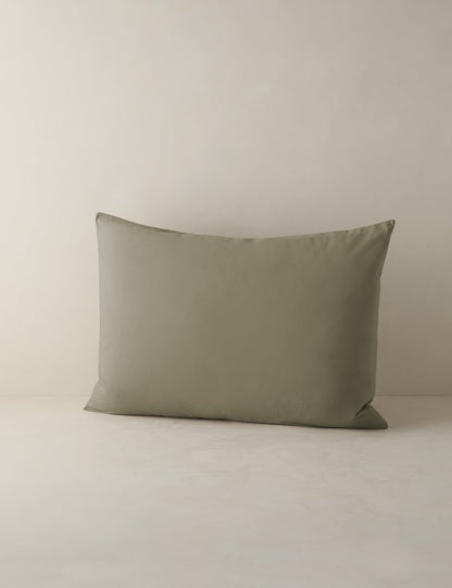 Taie d'oreiller Juna en percale lavée