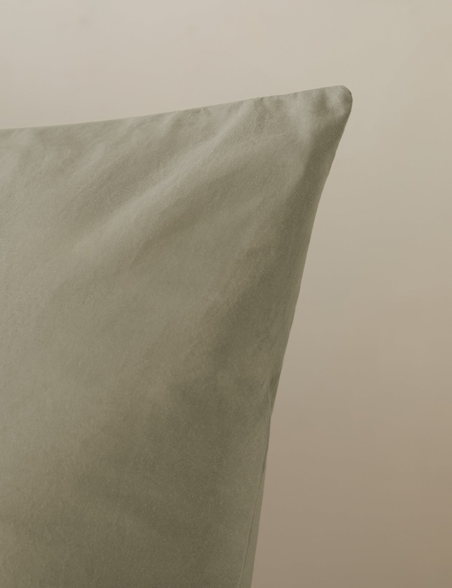 Taie d'oreiller Juna en percale lavée