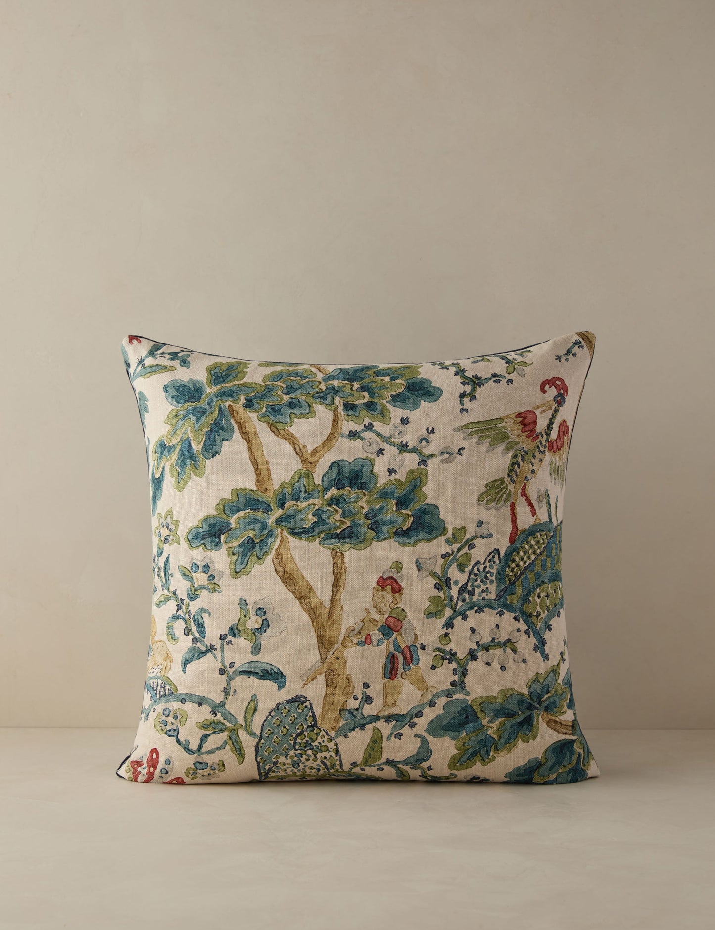 Coussin en lin Kelmescott par Scalamandre