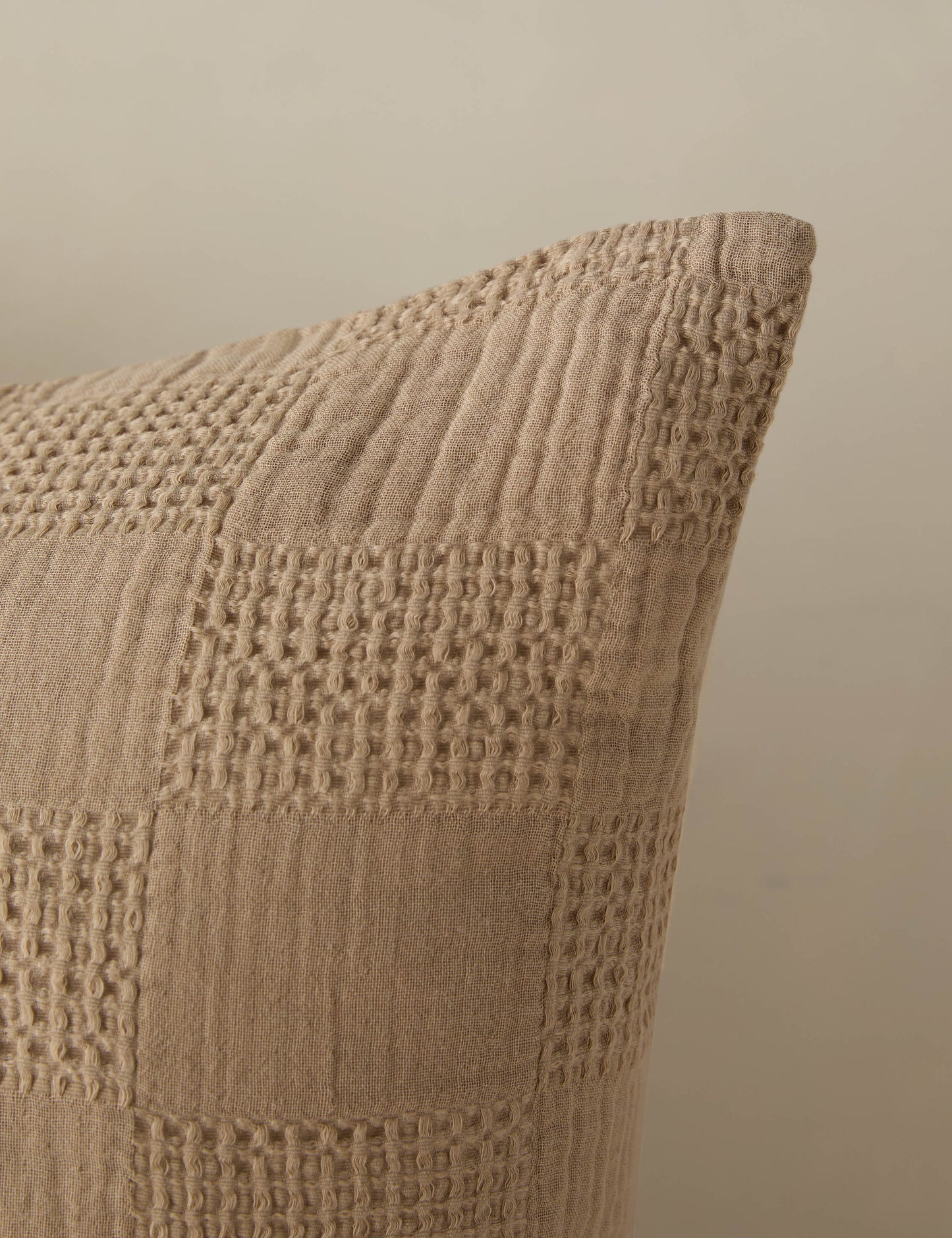 Taie d'oreiller Kingsley en coton texturé