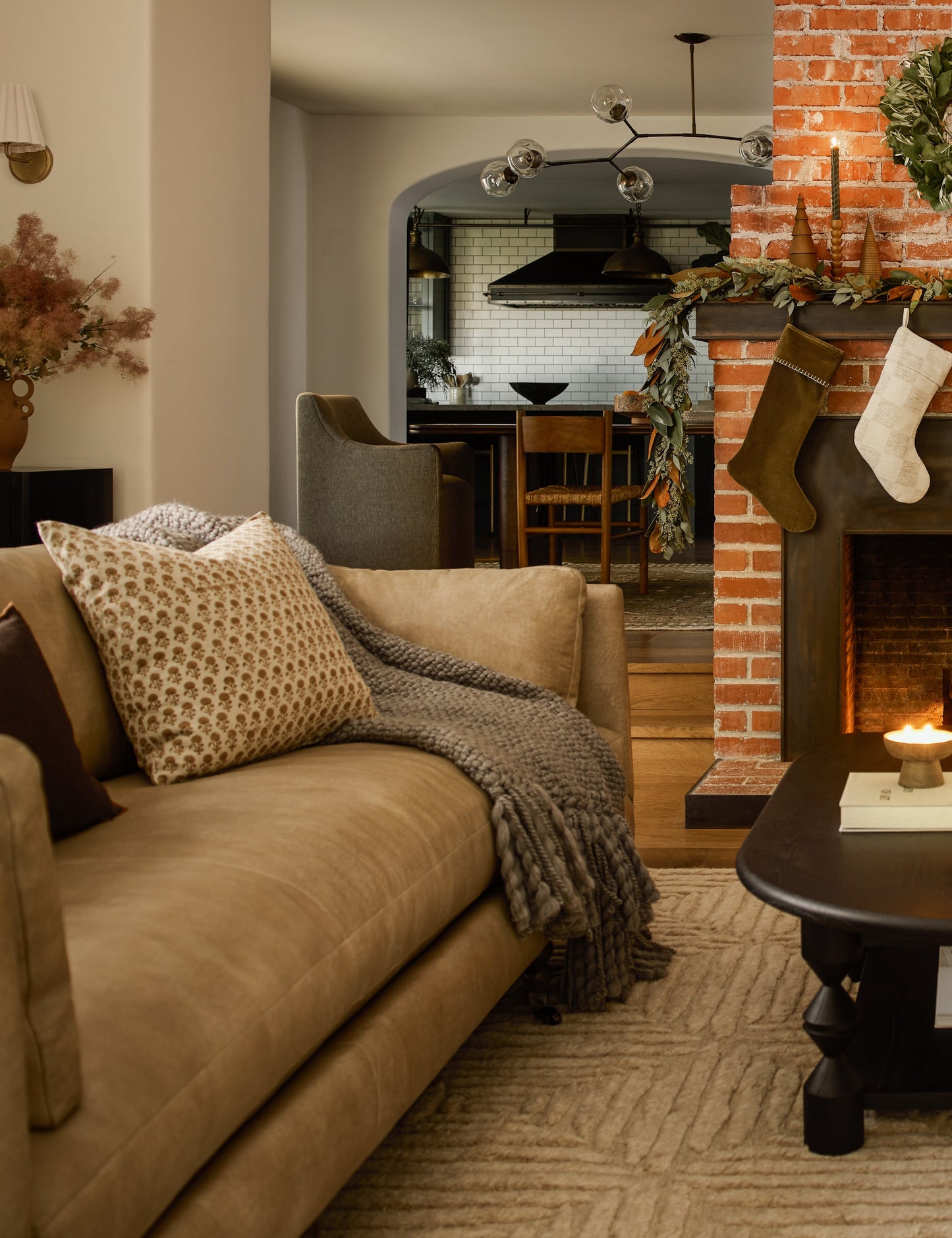 Plaid tissé à la main Olema