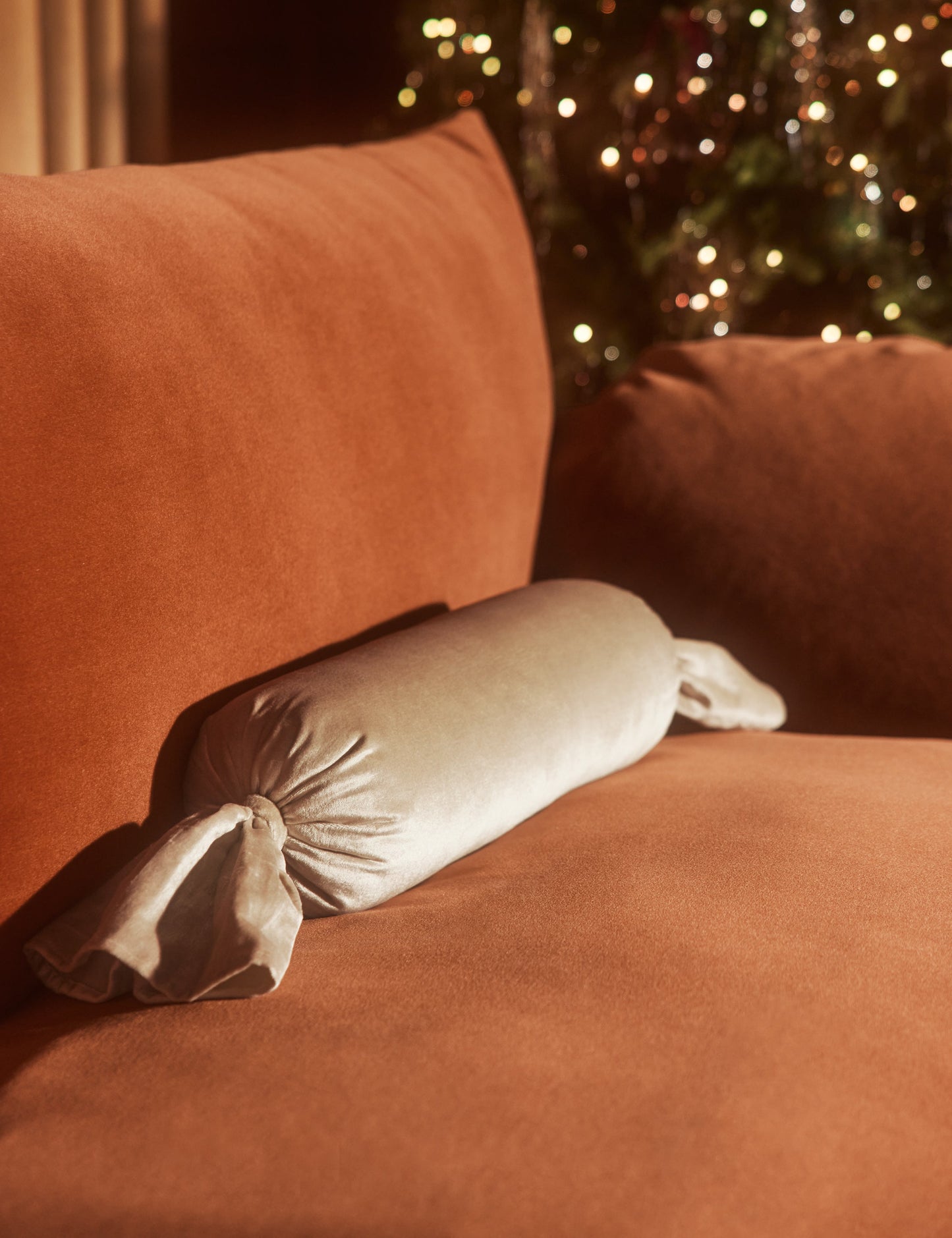 Coussin en velours Brandis