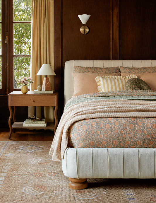 Housse de couette en coton et lin Fransen