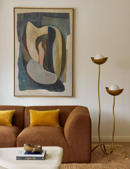 Oreiller en velours Charlotte