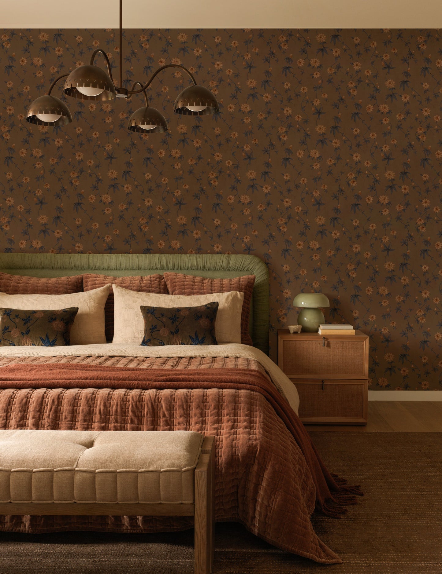 Oreiller en velours Royce