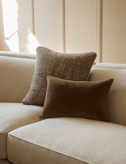 Oreiller en velours Charlotte