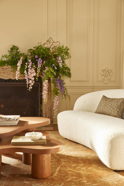 Oreiller en lin et coton Fransen