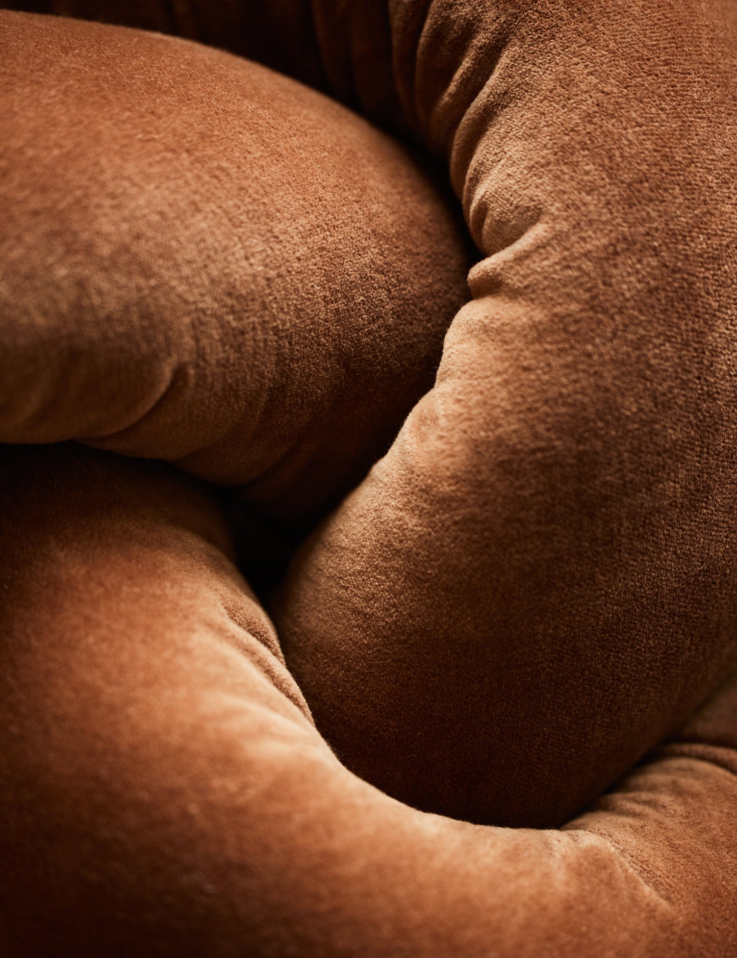 Oreiller en velours Dewey