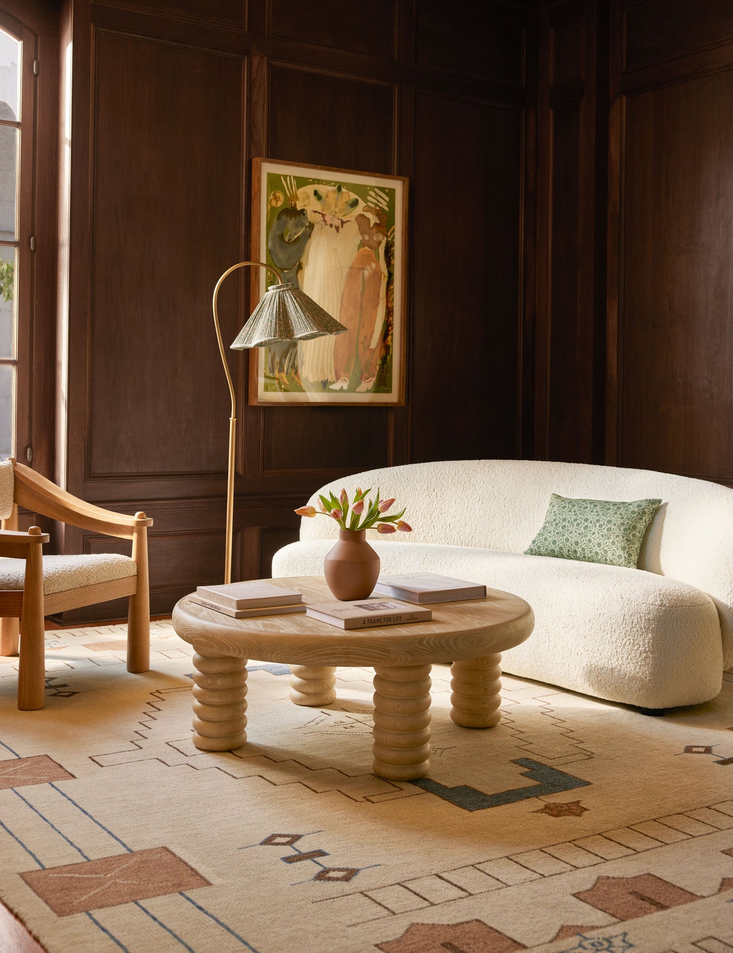 Oreiller en lin et coton Fransen