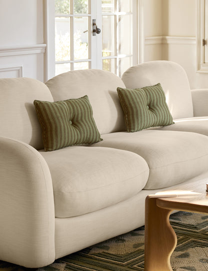 Coussin en lin Welby par Aimee Song