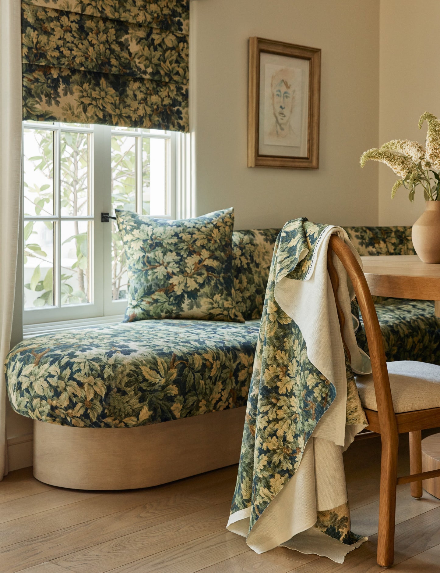 Oreiller Bois de Chêne par Scalamandre