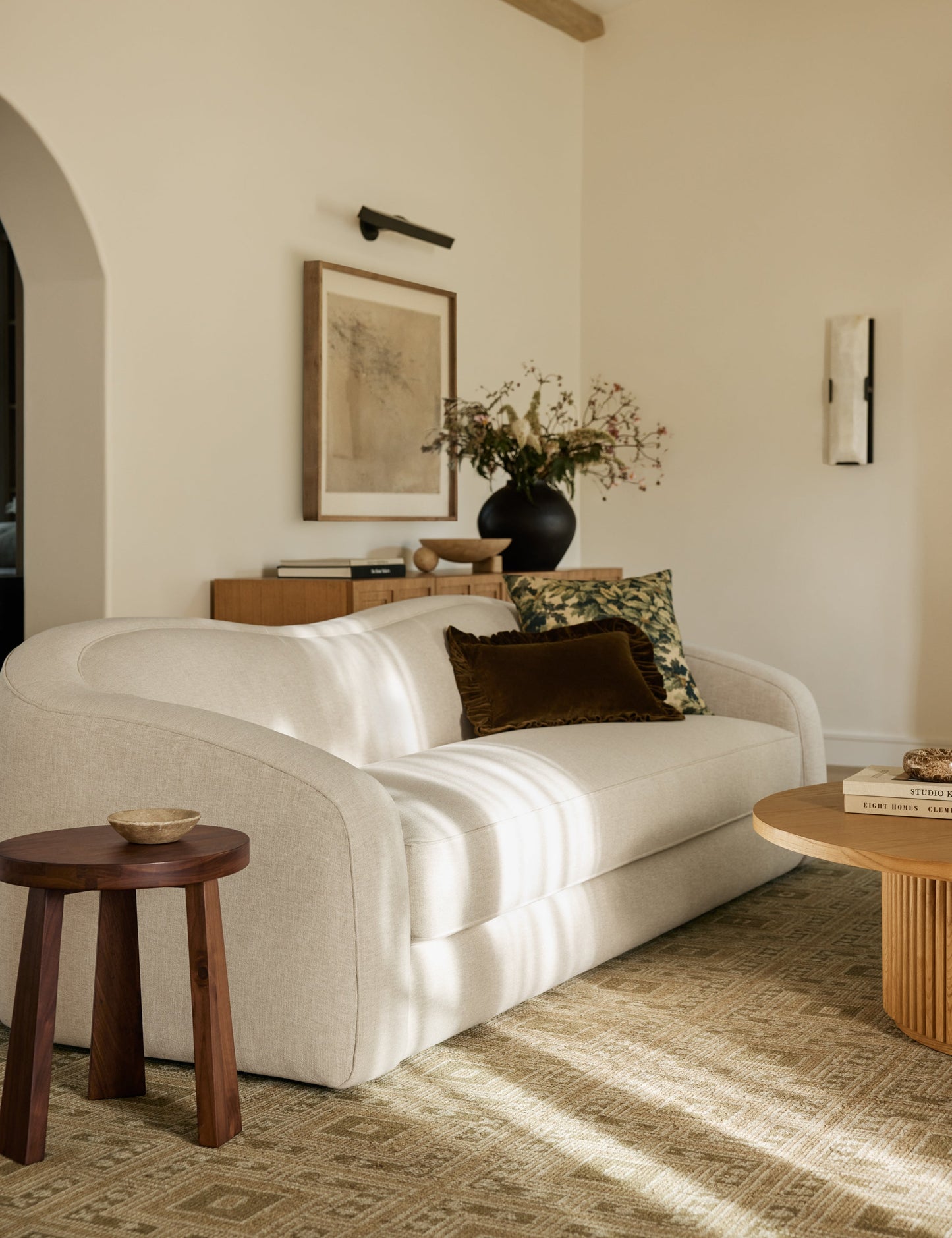 Oreiller Bois de Chêne par Scalamandre