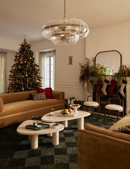 Oreiller en velours Mauree