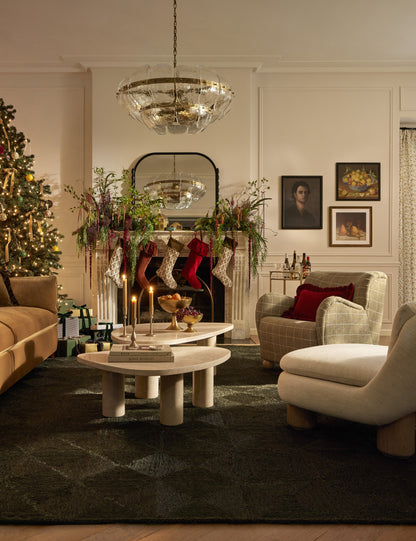 Oreiller en velours Mauree