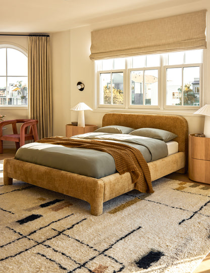 Housse de couette Juna en percale lavée