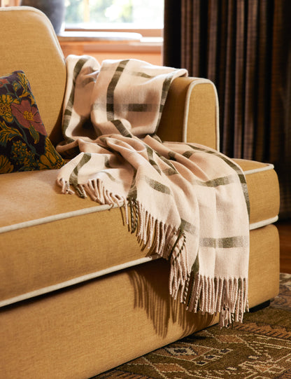 Plaid en laine d'agneau Atwood