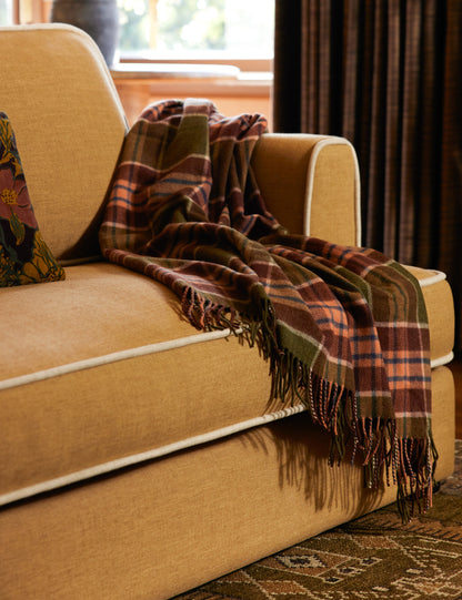 Plaid en laine d'agneau Holm