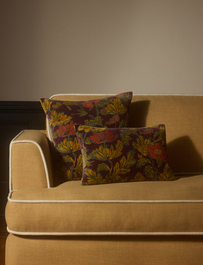 Oreiller en velours Agnetha