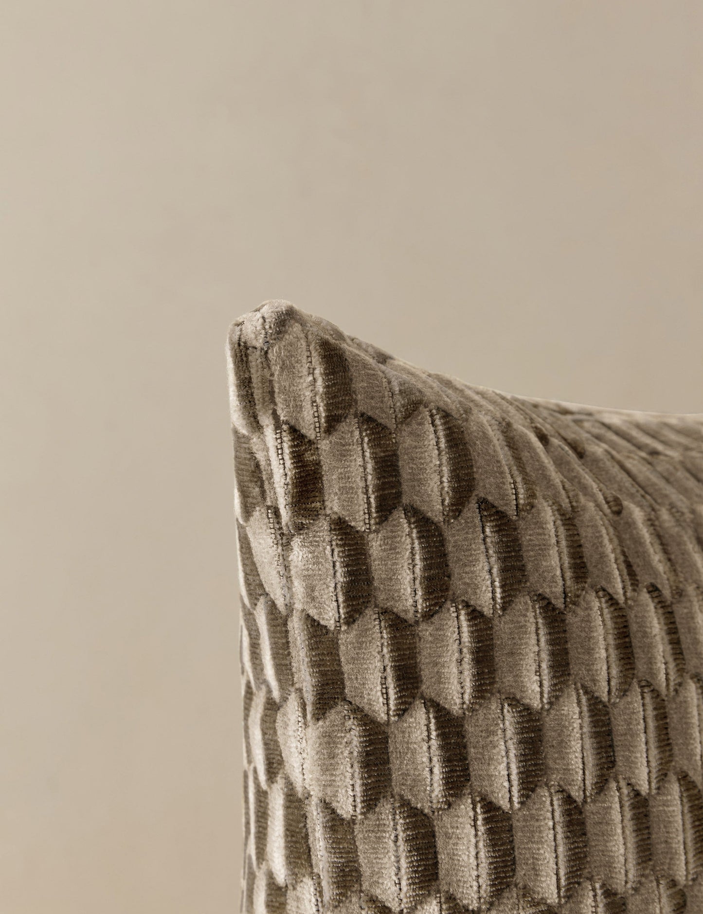 Oreiller en velours Allegra par Scalamandre