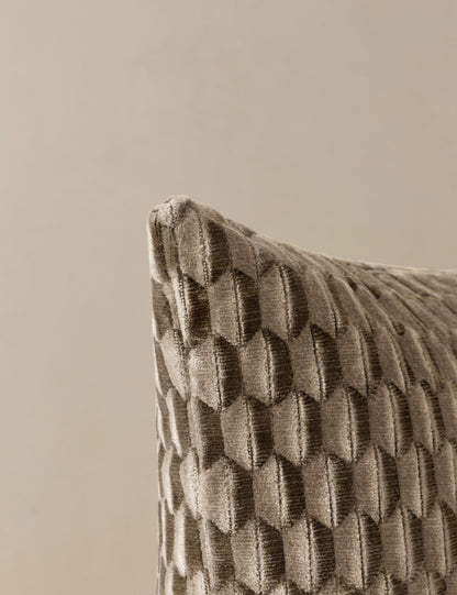 Oreiller en velours Allegra par Scalamandre