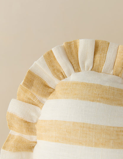 Coussin en lin Amaroso en forme de cœur