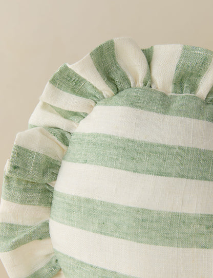 Coussin en lin Amaroso en forme de cœur