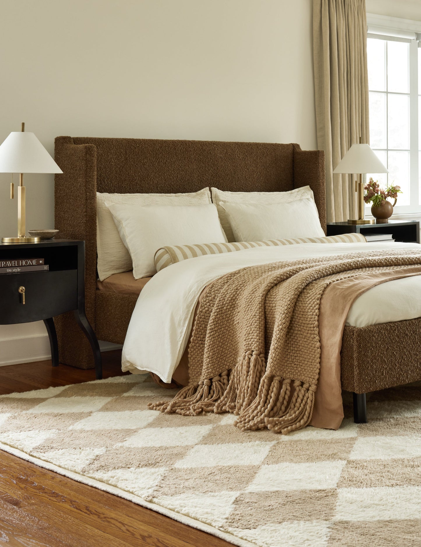 Plaid tissé à la main Olema