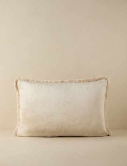 Coussin en velours Brandis