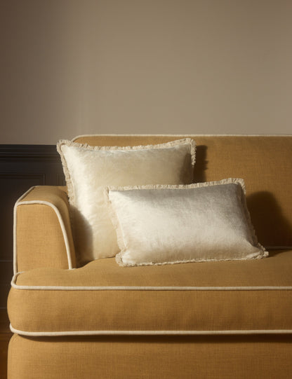 Coussin en velours Brandis